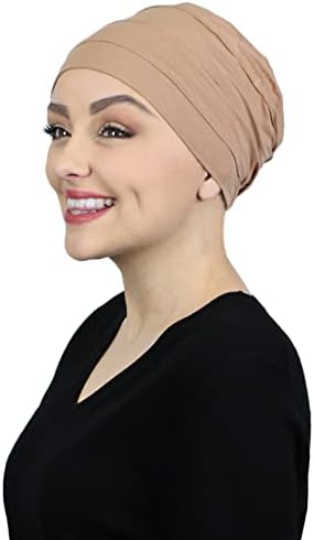 צעיפים של כובעים ועוד סרטן כובע כימיה לנשים עם נשים עם ראשים קטנים טורבן במבוק פטיט לכיסוי ראש נשירת