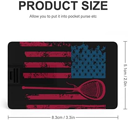 דגל אמריקה לקרוס כרטיסי בנק אשראי USB כונני פלאש ניידים זיכרון נייד כונן אחסון מפתח 64 גרם