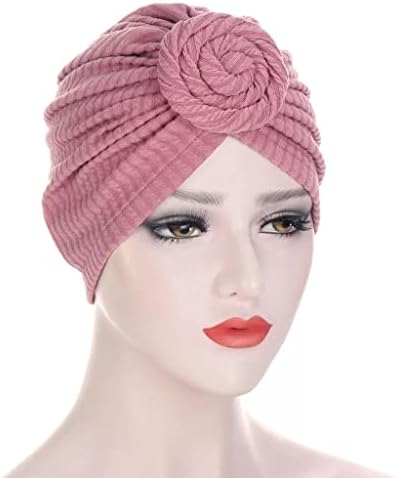 PDGJG פרח חיג'אב נשים כובע כובע כובע תחת עצם הצעיף מכסה צוואר מכסה נשים אביזרי שיער