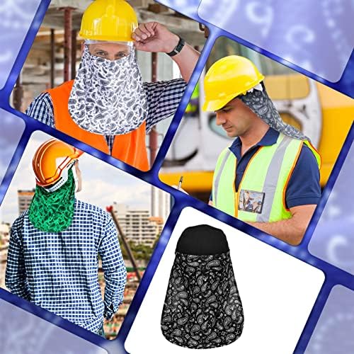 6 יח 'הגנה מפני השמש וילון צוואר כובע UV נציף מגן צוואר משמש כיסוי צוואר פנים לנשים גברים לדוג בחוץ
