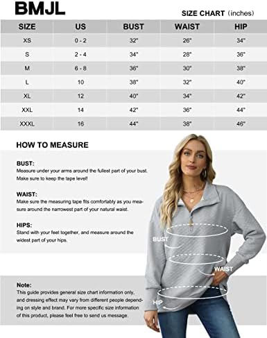 חולצות שרוול ארוך לנשים BMJL חולצות סווטשירט מזדמן גדול רוכסן רוכסן סתיו טופיות לבוש 2022 רופף חצי סוודר