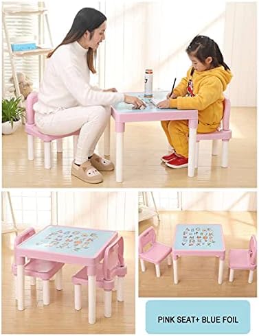 אגוז ילדים של למידה שולחן כיסאות סט ילדים משחקים למידה שולחנות כיסא עמ שולחן חמוד צעצוע משחק שולחן שולחן