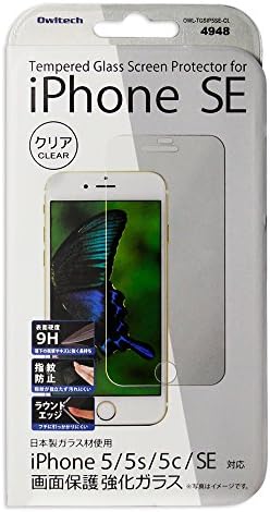 אולטק ינשוף-טסיפס5ס-סי אייפון סה / 5ס / 5 4 אינץ 'מגן זכוכית מחוסמת, זכוכית אסאהי, קשיות 9 שעות, מגע