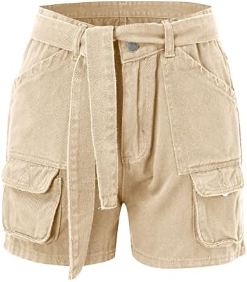 מכנסי קיץ קצרים לנשים טרקלין נוח מזדמן בצבע טהור מכנסי חוף קצרים רופפים מתאימים מכנסיים קצרים מותניים