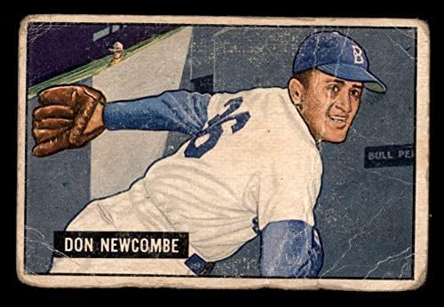 1951 Bowman 6 Don Newcombe Brooklyn Dodgers Dodgers המסכנים