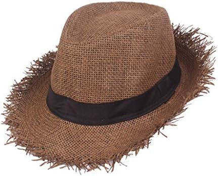 כובעי חוף קיץ גברים כובע אש כובע אש קלופית כובעי הגנה מפני שמש חיצונית כובע קש רפיה