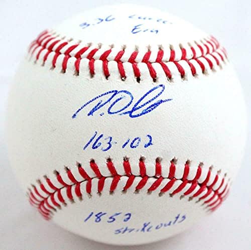 רוי אוסוולט חתימה רולינגס בייסבול OML W/3 כתובות- JSA W *כחול - כדורי חתימה