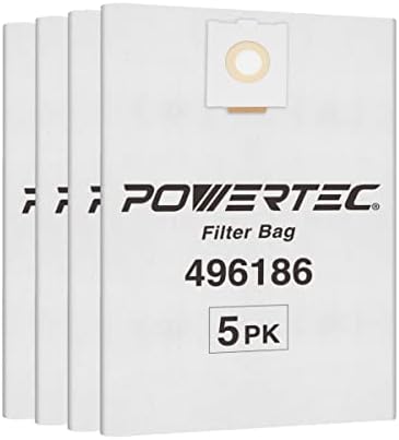 Powertec 75038 תיק פילטר לפסטול 496186 מתאים CT 36, 5PK