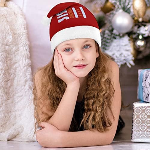 שיקגו דגל 312 קטיפה חג המולד כובע שובב ונחמד סנטה כובעי עם קטיפה ברים ונוחות אוניית חג המולד קישוט