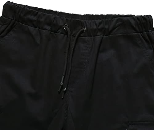 מכנסיים קצרים בספורט של ymosrh עם כיסים קיץ גברים מזדמנים חיצוניים טלאים סופר ספורט מכנסיים קצרים מכנסיים