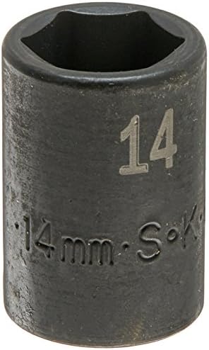 SK Hand Tool 8964 3/8 אינץ 'כונן שקע השפעה רגיל, 14 ממ